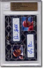 Drew Stubbs * JAY BRUCE * Rookie Autograph BGS Auto RC 1/2