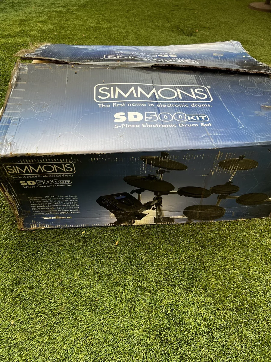 Simmons SD500 Electronic Drum Set Complete 5 Piece NEW