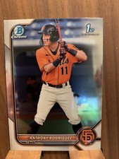 ANTHONY RODRIGUEZ 2022 BOWMAN CHROME PROSPECTS #BCP-26 1st CARD 