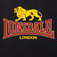 thumbnail 3  - Lonsdale T-Shirt Classic Logo Black Oxblood Blue 100% Cotton Regular Fit Hemd