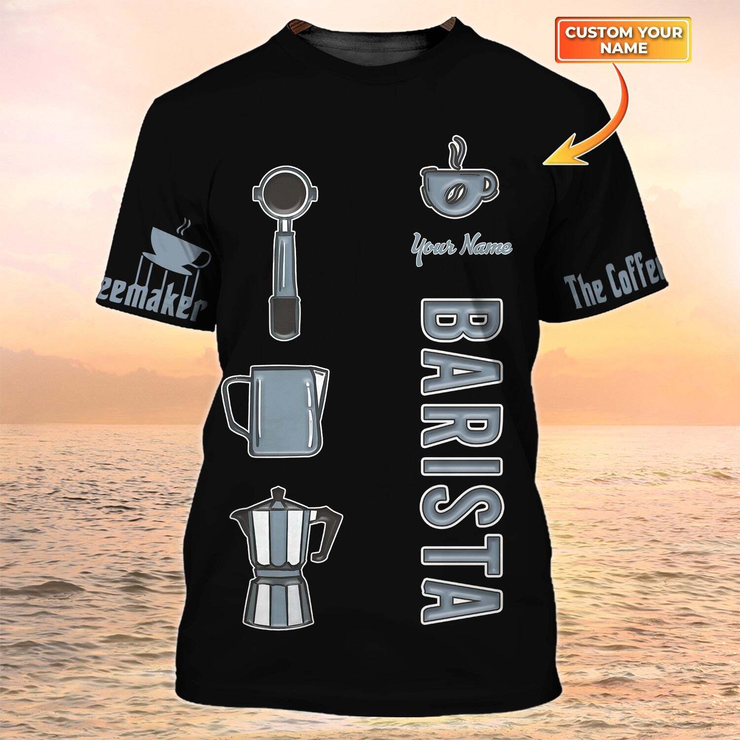 Custom Black Tshirt For B