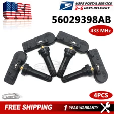 Set of 4 56029398AB 68241067AB For CHRYSLER JEEP DODGE TPMS TIRE PRESSURE SENSOR