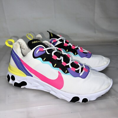 Mens NIKE React Element 55  Hyper Sneakers Size US 9.5 #30928