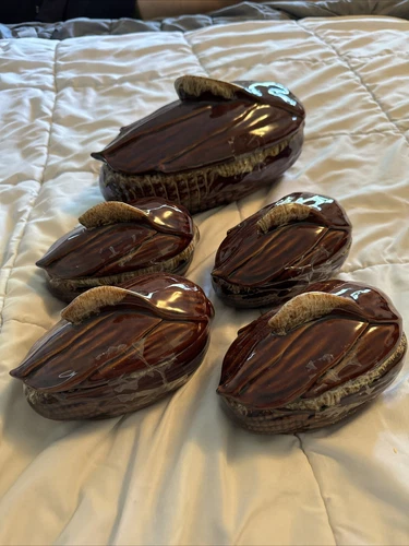 Vintage Shawnee Corn Covered Casserole Dish Set