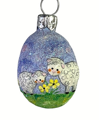Patricia Breen Miniature Egg Surprise Skye Sheep Daisy 2010 #3018 1.5  HCB (R)