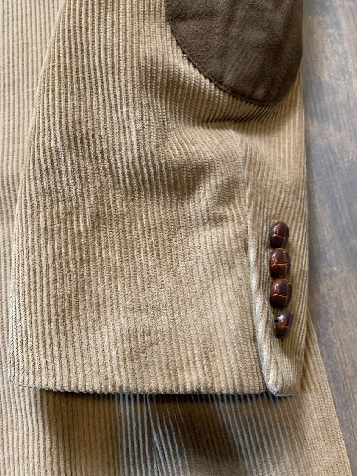 Patrick James Men's Solid Brown Button Down Lined… - image 11