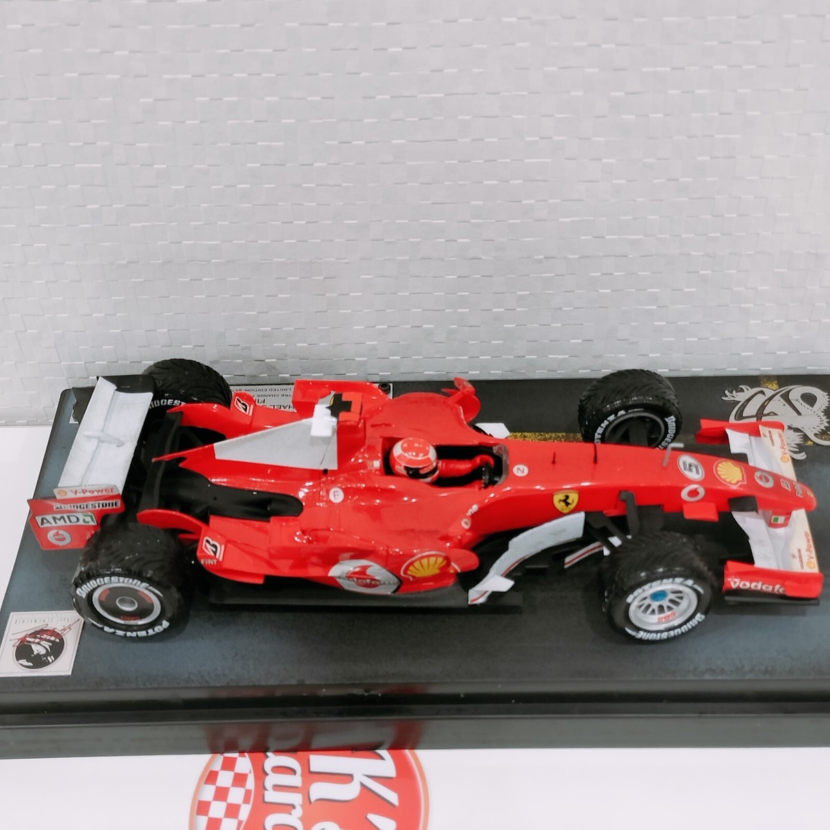 Hot Wheels 1/18 Ferrari 248 F1 Shanghai China GP Schumacher Final