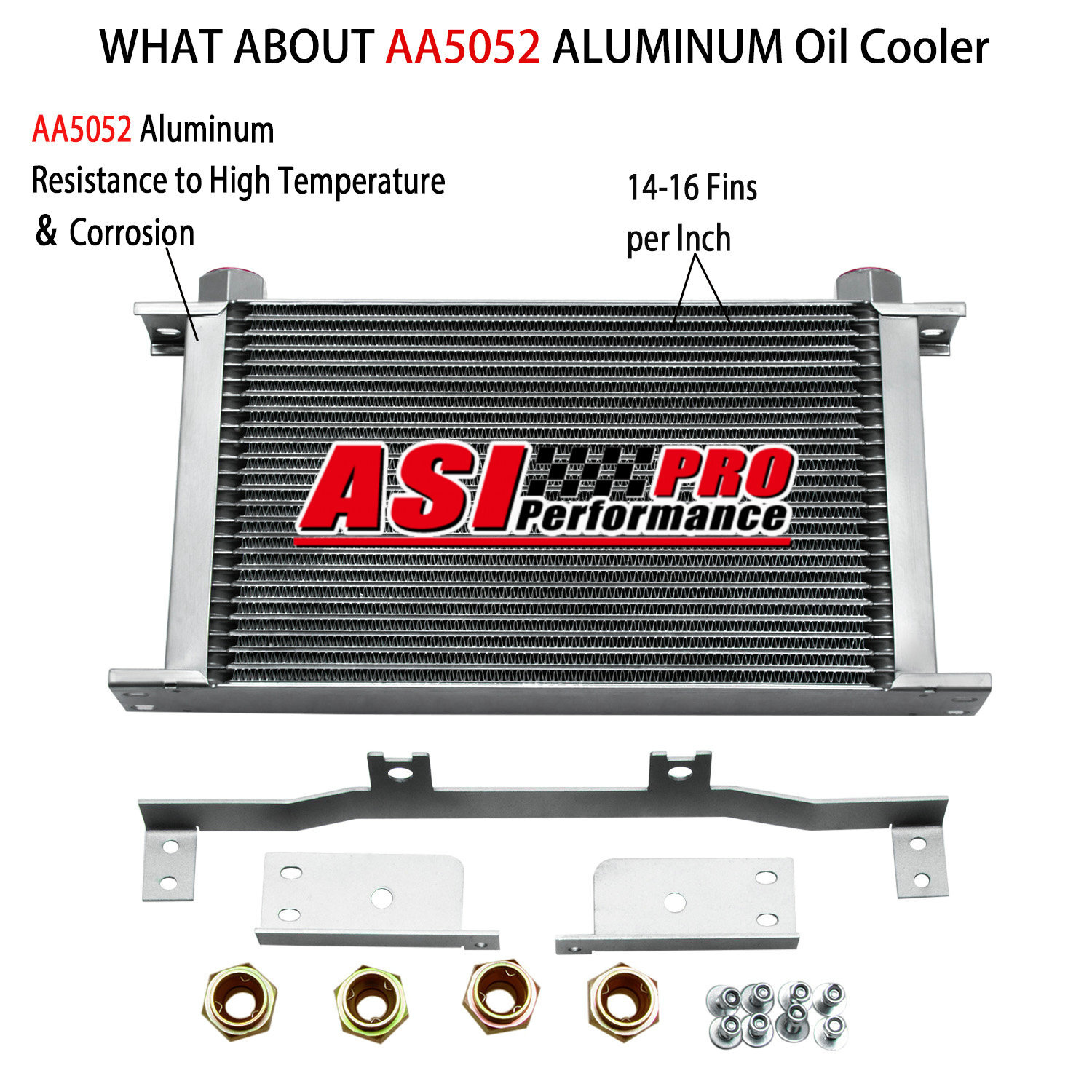 Aluminum Transmission Oil Cooler For 01-05 Chevy GM Silverado Sierra 6.6 Duramax