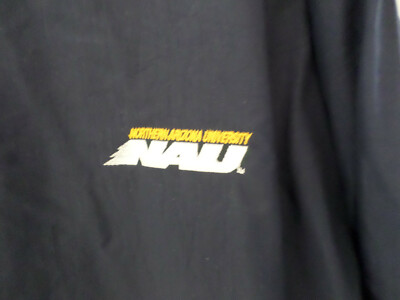 Champion Northern Arizona University navy blue warm-up, v-neck 