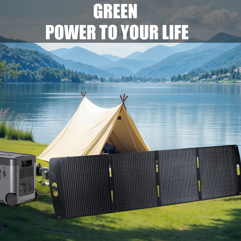 100W 200W Foldable Solar Panel Solar Power Supply Solar Kit For Home RV ...