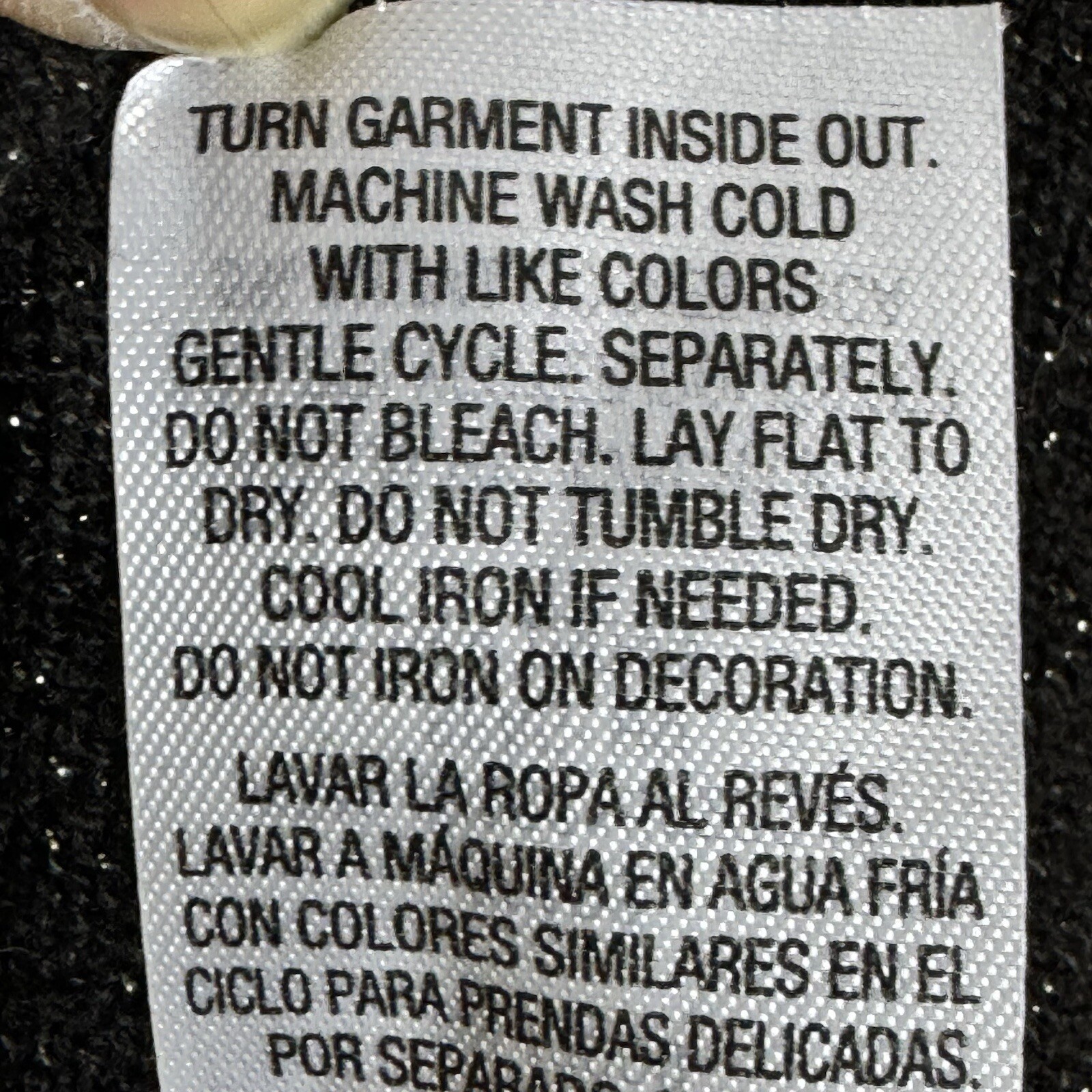 Basic Edition Women's Medium Black Silver Layered… - image 8