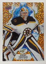 2021-22 UD Ice Hockey ORANGE PARALLEL ROOKIE JEREMY SWAYMAN #141