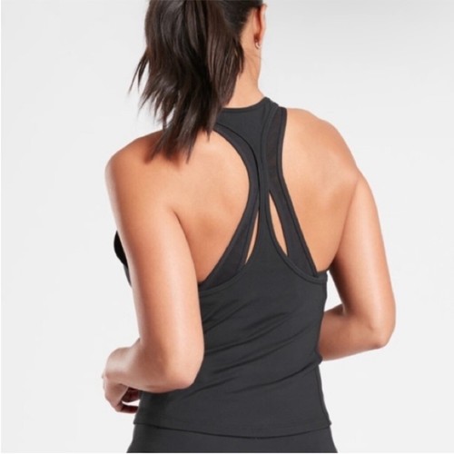 Athleta NWT Black Lightning Tank - Picture 2 of 6