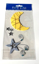 Álbum de recortes temático Paper Bliss pegatinas 3D Luna y estrellas *