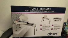 Medical Folding Sliding Shower Bath Transfer Bench, Adjust height, SAN DIEGO P/U