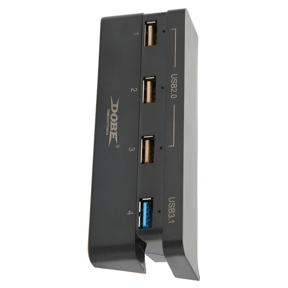 4-Port USB 3.1 Hub High-Speed Charger for PS4 Slim & Gaming
