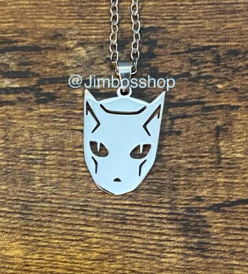 Jojos Bizarre Adventure Kira Yoshikage Stainless Steel Killer Queen Necklace