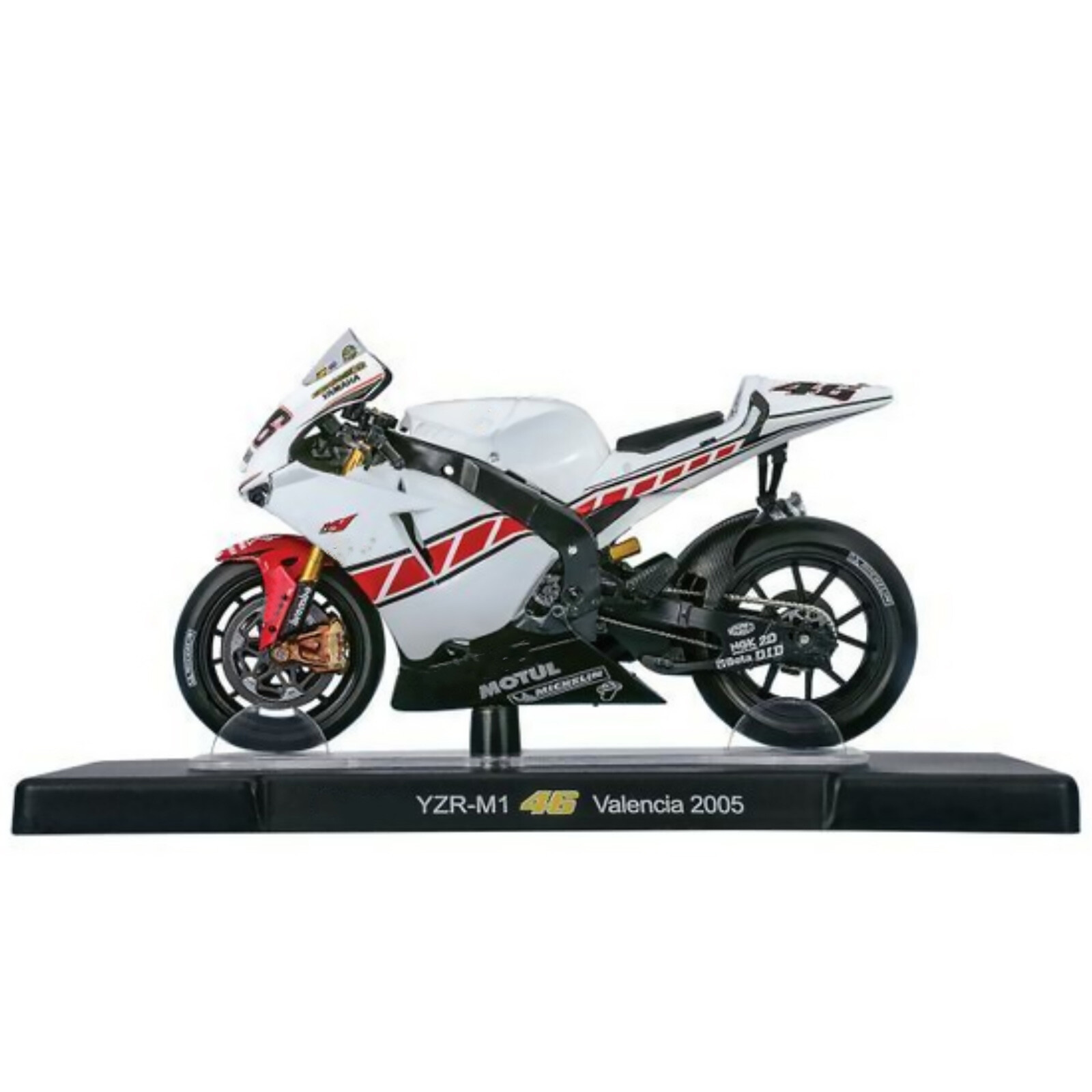 1/18 For YAMAHA YZR-M1 46 Valencia 2005 Motorcycle Model Diecast Alloy Decor
