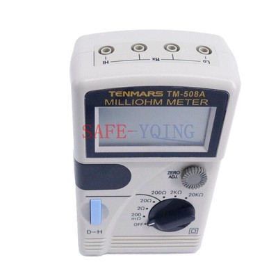 One New TM-508A Digital Micro Resistance Meter Milliohm Meter 0.1m to 20K Ohm #D