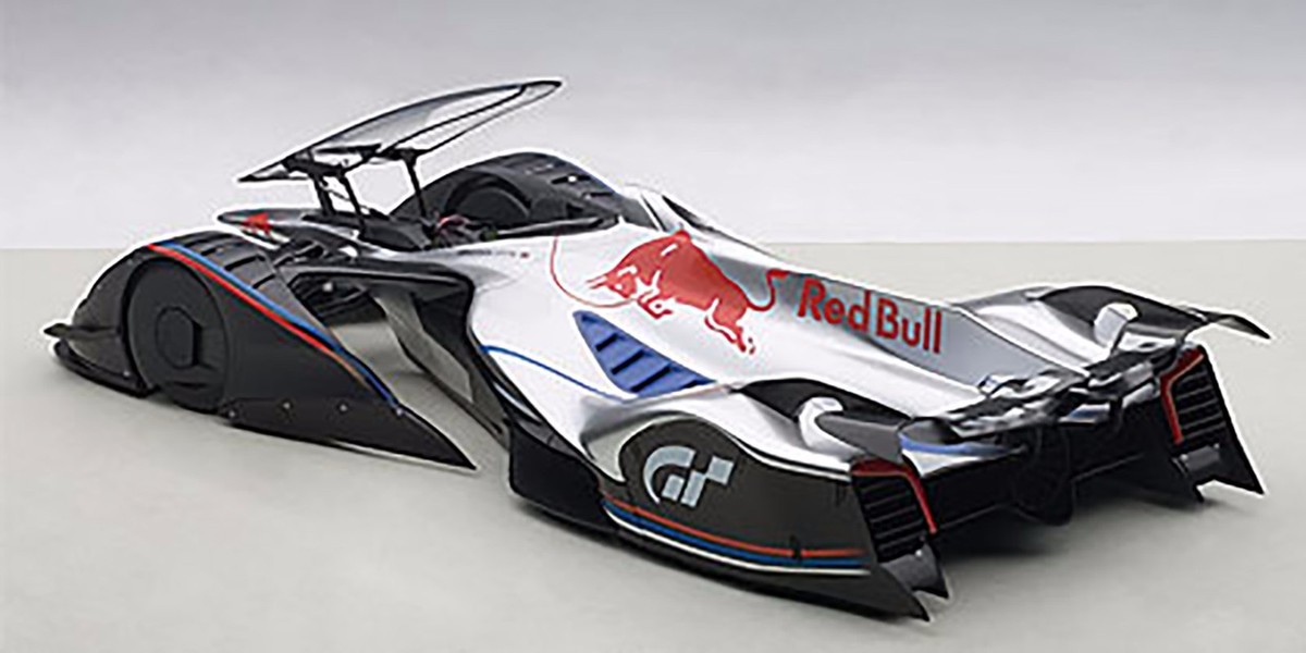 Autoart RED BULL X2014 FAN CAR HYPER SILVER in 1/18 Scale