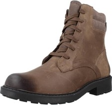 BNIB Clarks Orinoco2 Spice Nubuck Boots Taupe Leather UK Size 4 D EU 37