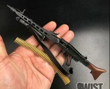 1/6 Wwii German Mg42 Machine Gun Weaponbox Model For Scene Action Figure Toy