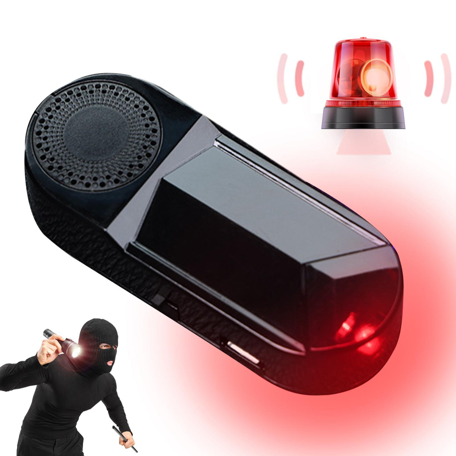 Fake Car Alarm Light Fake LED Flashing Car Alarms for Theft Solar Power