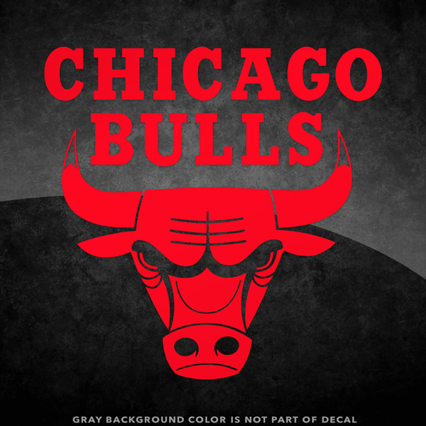 Chicago Bulls NBA Logo Vinyl Decal Sticker - 4