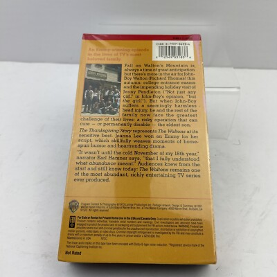 The Waltons - The Thanksgiving Story (VHS, 1995) Brand NEW Factory