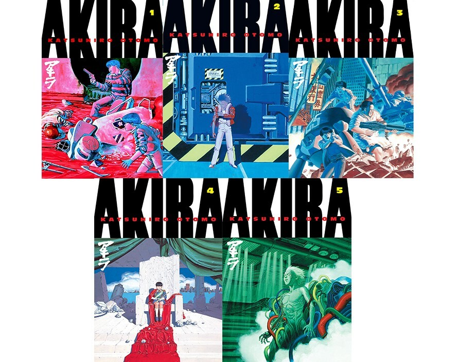 AKIRA Omnibus Vol. 1-5 English Manga by Katsuhiro Otomo Kodansha