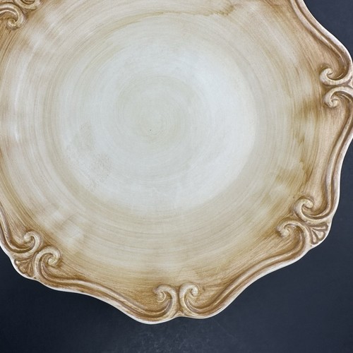 Lenox COLORE SIENA Salad Plates (2) Antiqued Raised Scrolls on Rim Superior Cond - Picture 12 of 20