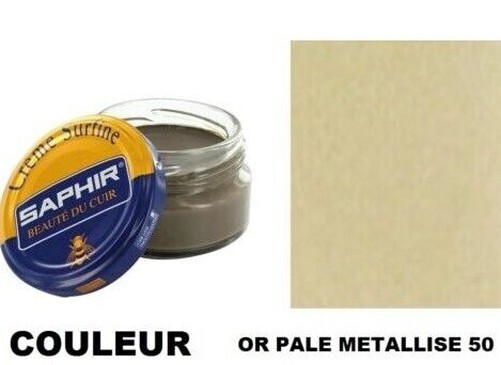 Diffusione Crema Superfine Lucido Cuoio Bricco 50ml Oro Pallido Metallico Saphir