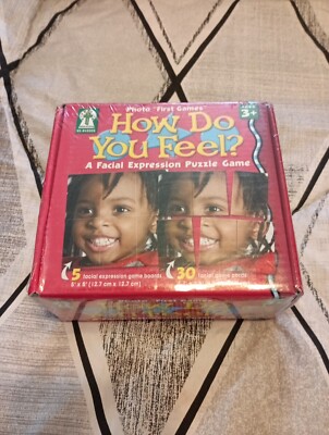 NEW Key Education How Do You Feel? Puzzle Game, Emotions & Facial Expressions