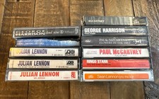 Cassette Tape LOT of 11 George Harrison, Julian Lennon, McCartney, Ringo Starr