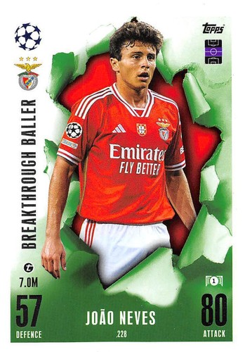 Match Attax Extra Champions League 2023/24 2024 base 1 to 250 Scegli Cards - Foto 230 di 252