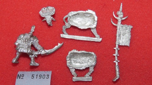 Citadel Orc Boar Boy General Command Razks Gouge-Eye Metal Games Workshop GW - Picture 2 of 2