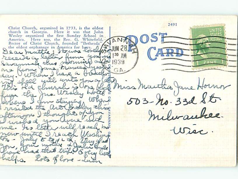 WBorder CHURCH SCENE Savannah GA make an offer p4906 eBay