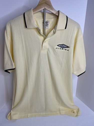 Mens Orlando Florida Polo Khaki Material Size Medium - Picture 4 of 16