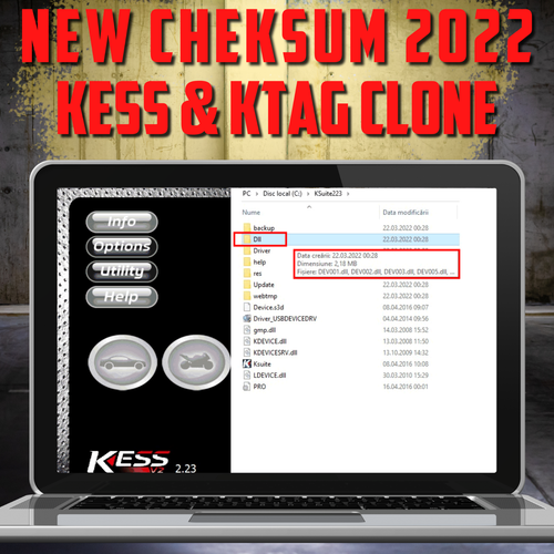 New Checksum 2022 KESS & KTAG CLONE - DLL Files - Picture 1 of 2