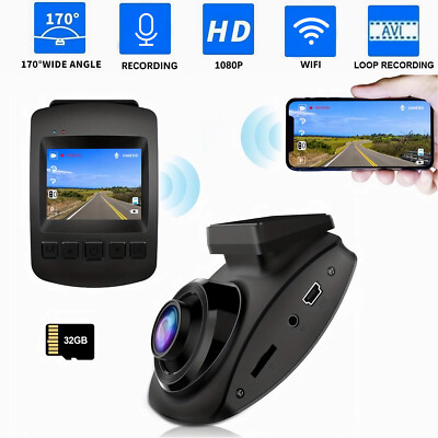 2'' Full HD 1080P Dash Cam Car DVR Front Or Rear Camera Smart APP Ctral G-sensor