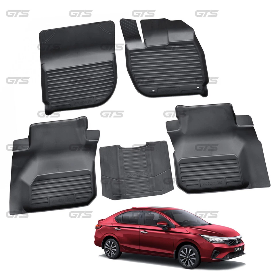 For Honda City Sedan 2020 - 23 RHD Rubber 3D Floor Mat Carpets Foto 4 de 4