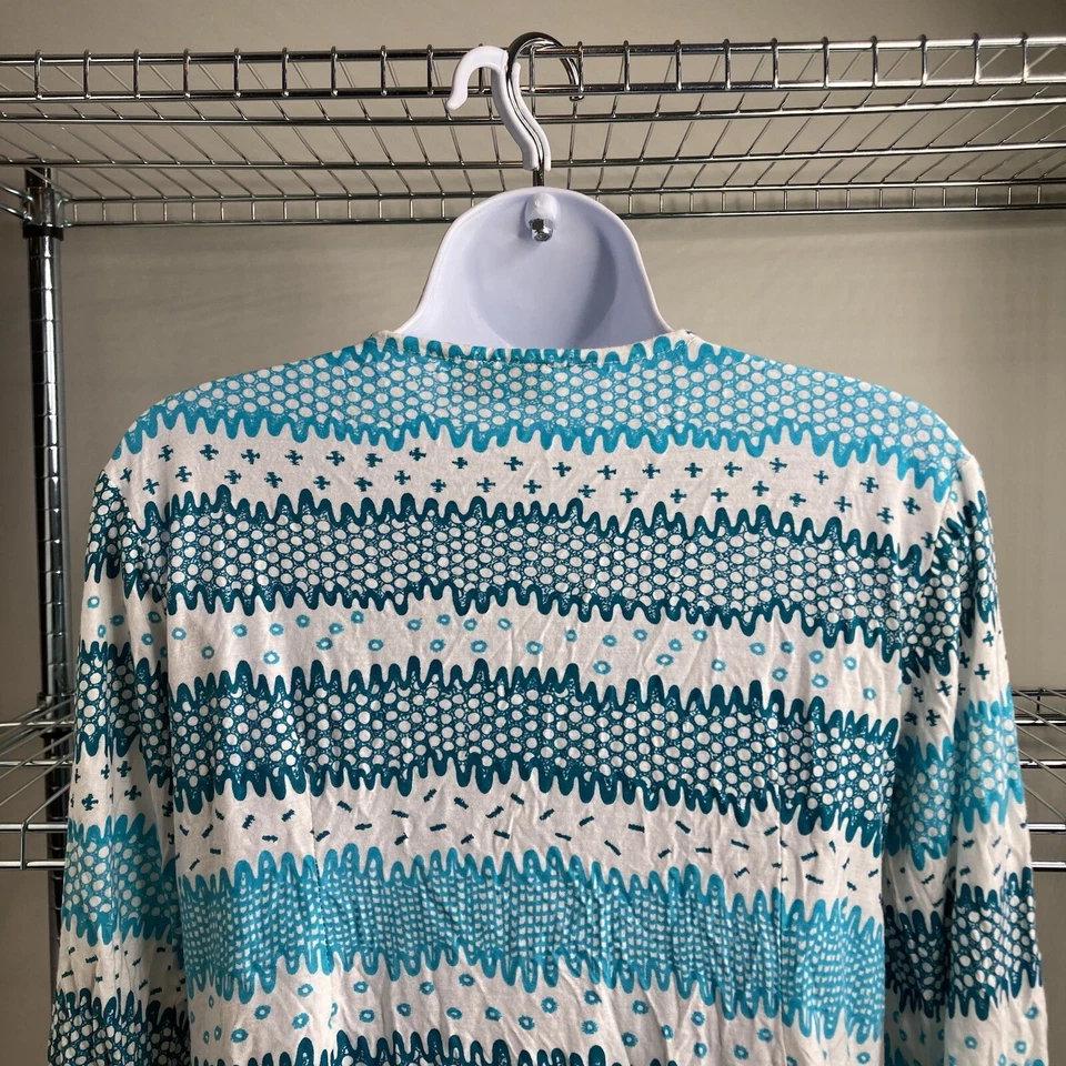 Женское бирюзовое кимоно на шнуровке Letarte размер S Французская Ривьера Old Money Resort богемное - Изображение 4 из 4