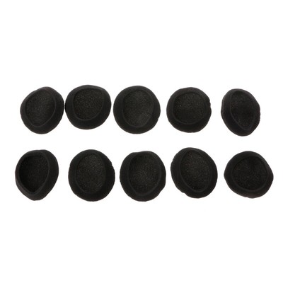 10 Pieces Soft Ear Pads Foam Cushions Headset Headphones Headband Replacement