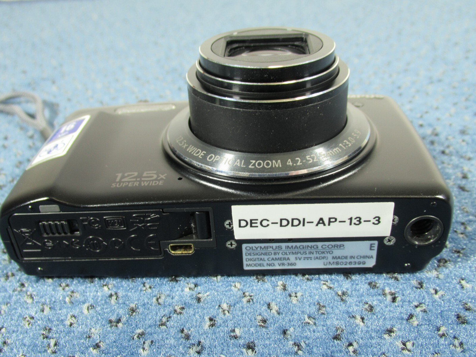 Compact OLYMPUS VR 360 16Mp 12.5X zoom digital 24mm parfait état ! eBay