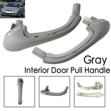 For Mercedes-Benz W203 C-Class Left + Right Interior Door Pull Handle Set Grey