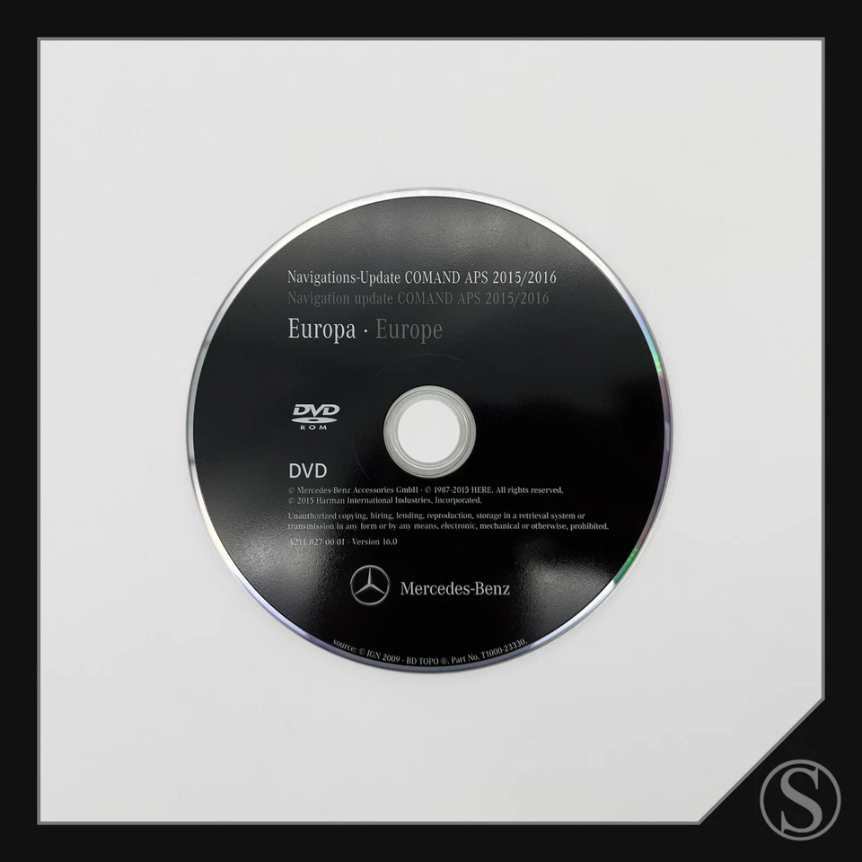 Mercedes-Benz Europa Navigations-Update COMAND APS 2015/2016 A2118270001 - Bild 2 von 3