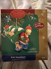 Carlton Cards Heirloom Ornament 2005 SIMPSONS 111 HOMER D'oh Tannenbaum