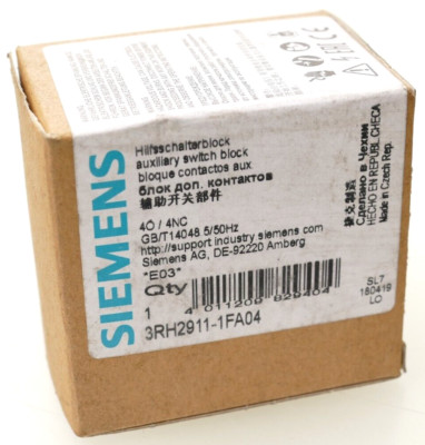 Siemens Hilfsschalterblock 3RH2 911-1FA04 | E:03 | 3RH2911-1FA04