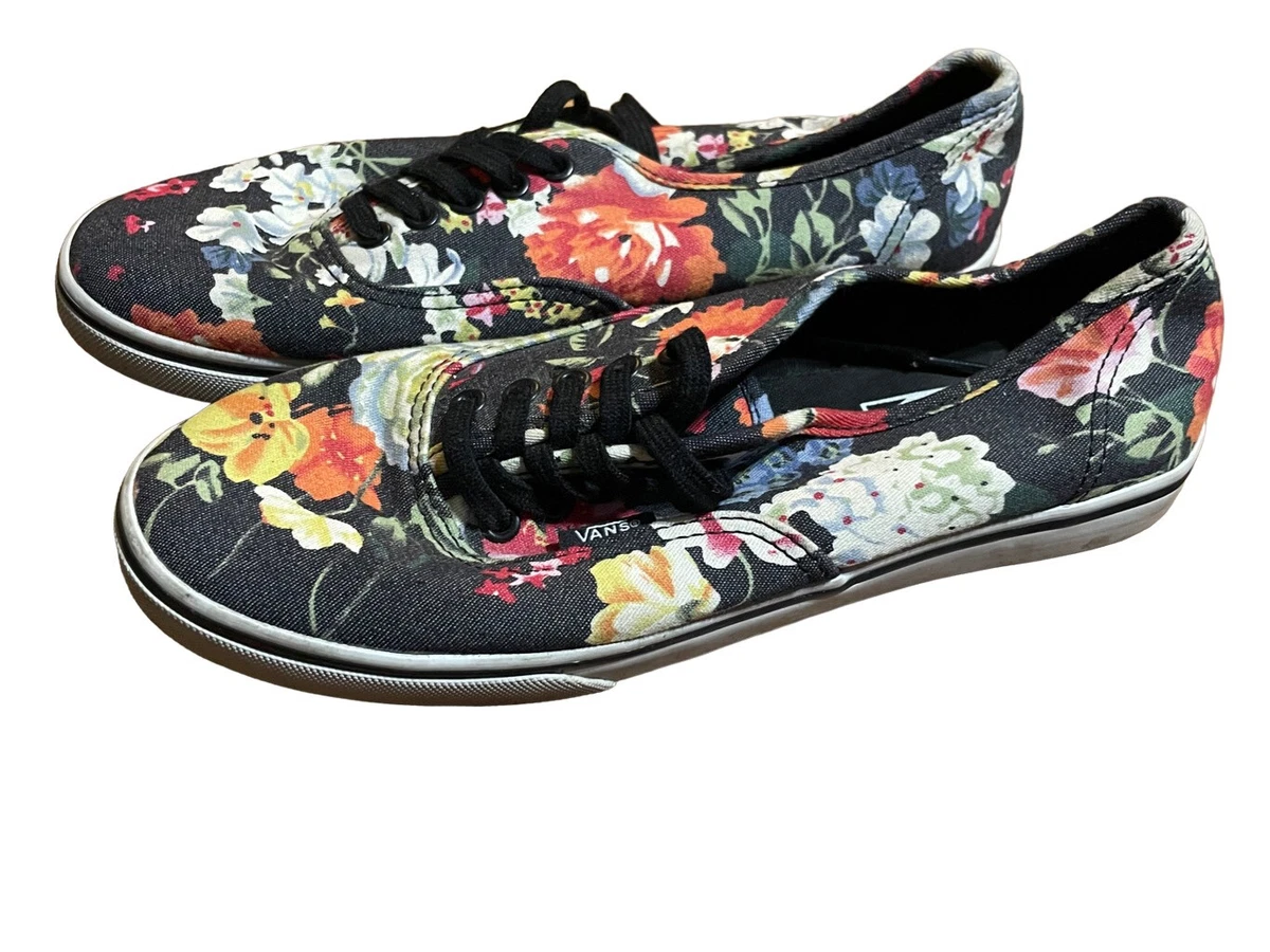 Vans authentic lo pro floral hotsell