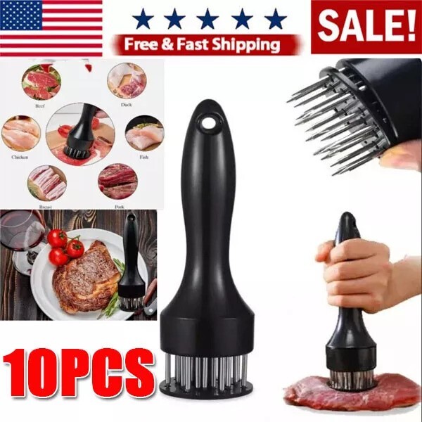 Meat Tenderizer Tool 21Needles Stainless Steel for Tenderizing Kitchen Tool USA